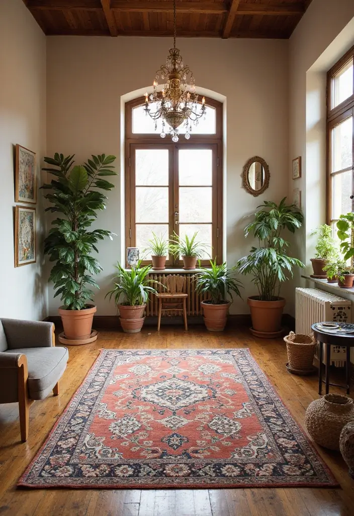 27 Studio Apartment Divider Hacks That Add Privacy in Style 19 27 Studio Apartment Divider Hacks That Add Privacy in Style - 19. Using Area Rugs to Define Sections