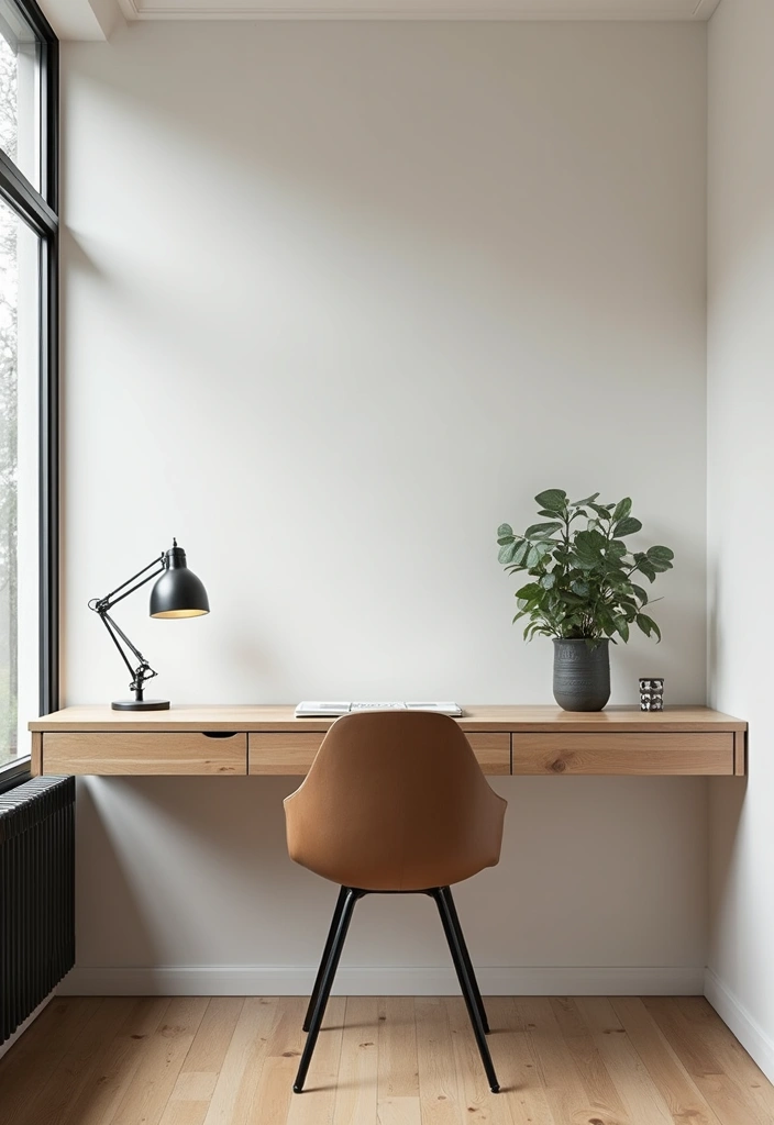 30+ Small Studio Apartment Ideas That Maximize Style and Function 27 30+ Small Studio Apartment Ideas That Maximize Style and Function - 27. Utilize Floating Desks