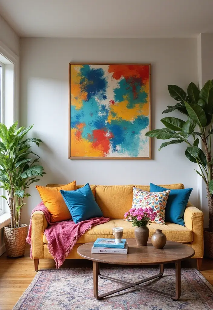 28 Basement Apartment Ideas to Make It Livable and Stylish 4 28 Basement Apartment Ideas to Make It Livable and Stylish - 4. Add Color with Accessories