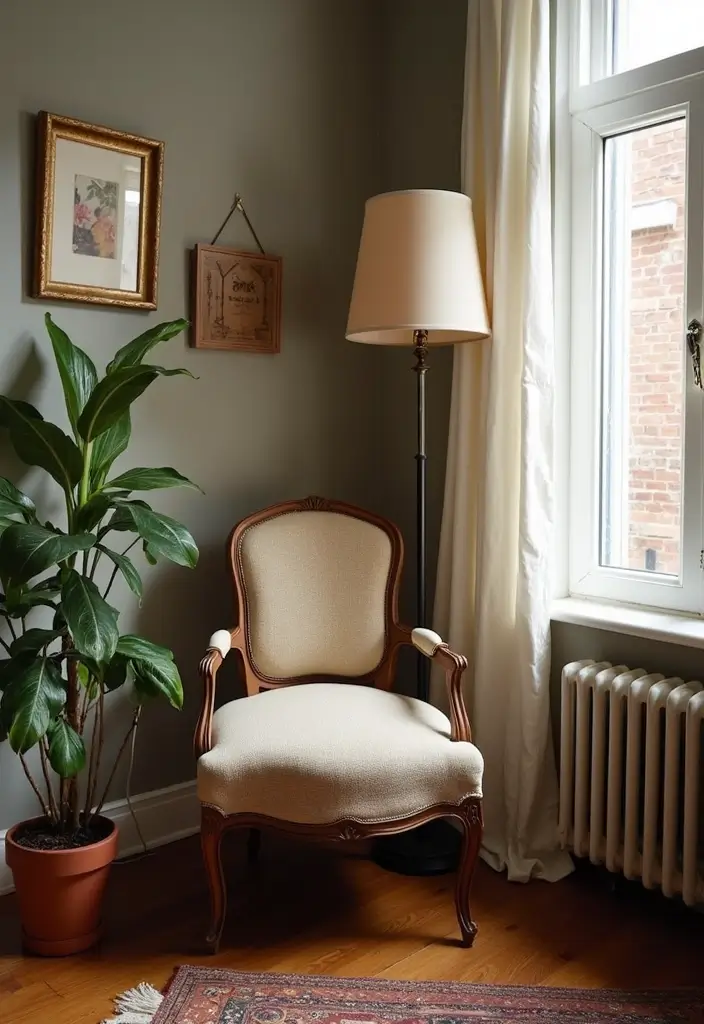 28 Cozy Apartment Decor Tips That Feel Warm and Inviting 13 28 Cozy Apartment Decor Tips That Feel Warm and Inviting - 13. Incorporate Vintage Finds