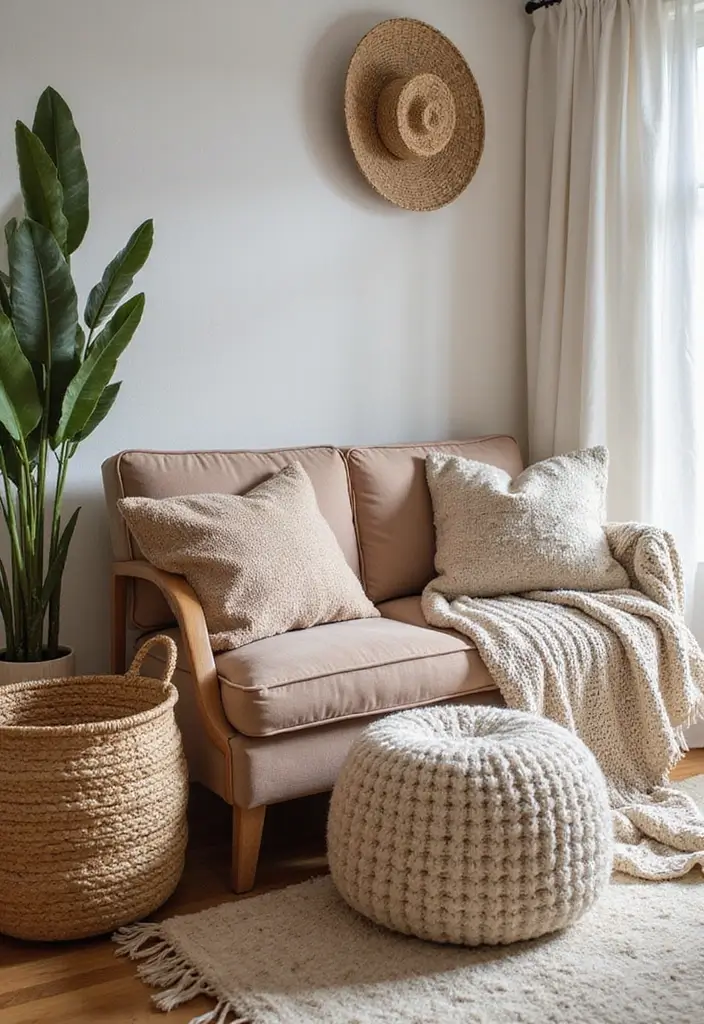 28 Cozy Apartment Decor Tips That Feel Warm and Inviting 16 28 Cozy Apartment Decor Tips That Feel Warm and Inviting - 16. Incorporate Textures