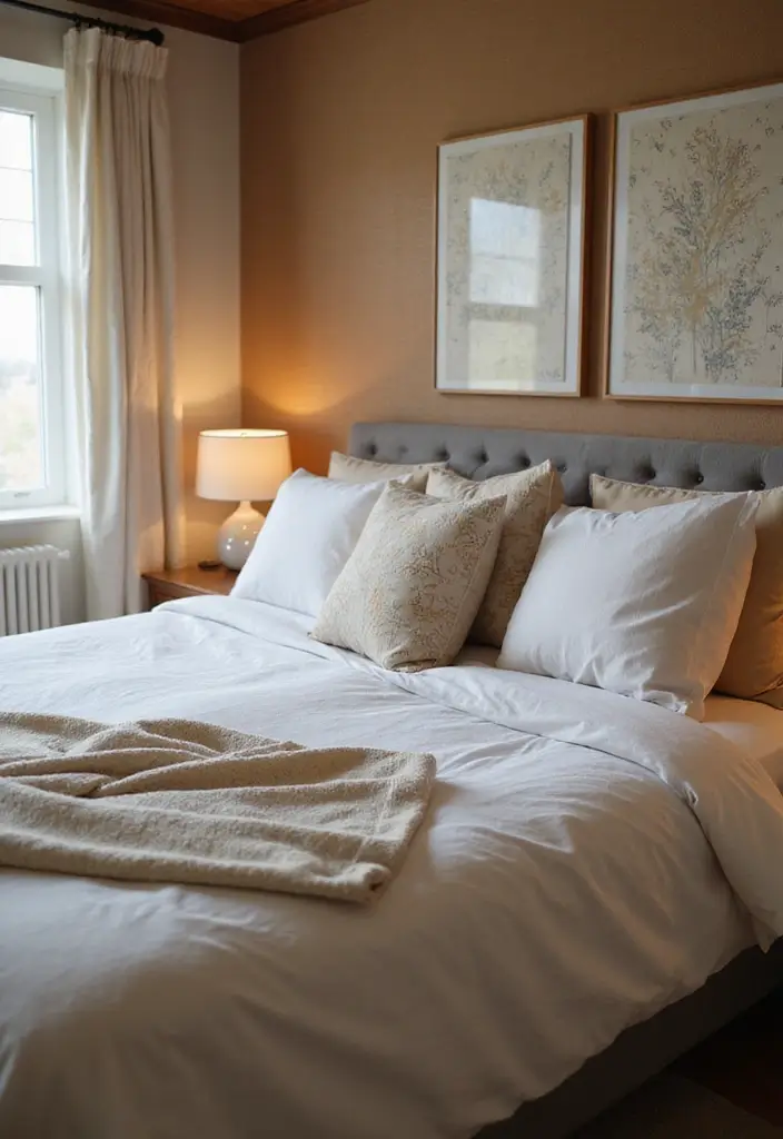 28 Cozy Apartment Decor Tips That Feel Warm and Inviting 21 28 Cozy Apartment Decor Tips That Feel Warm and Inviting - 21. Invest in Quality Bedding