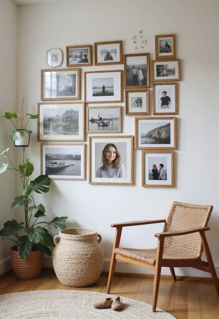 28 Cozy Apartment Decor Tips That Feel Warm and Inviting 8 28 Cozy Apartment Decor Tips That Feel Warm and Inviting - 8. Personalize with Photos