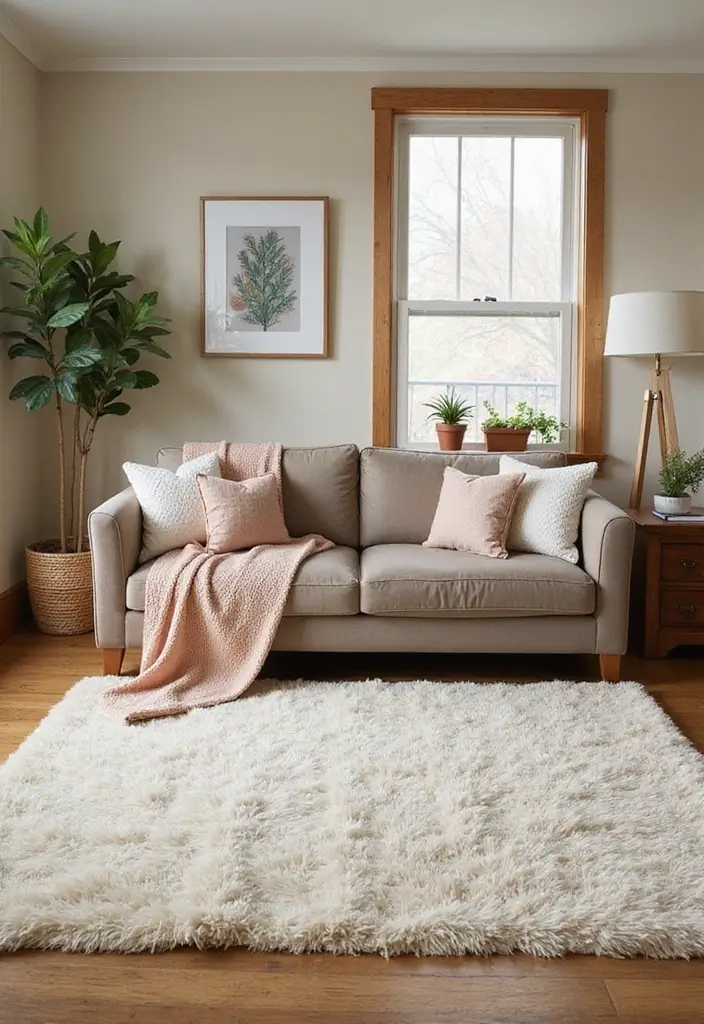 28 Cozy Apartment Decor Tips That Feel Warm and Inviting 9 28 Cozy Apartment Decor Tips That Feel Warm and Inviting - 9. Opt for Cozy Rugs