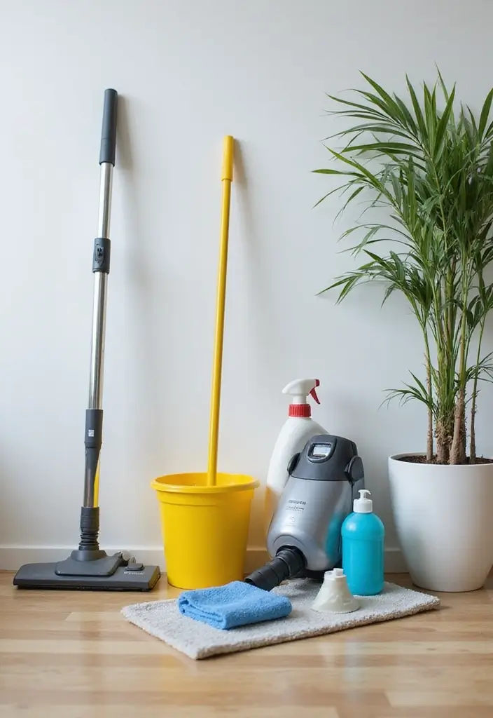28 First Apartment Checklist Essentials You Can’t Forget 11 28 First Apartment Checklist Essentials You Can’t Forget - 11. Practical Cleaning Supplies