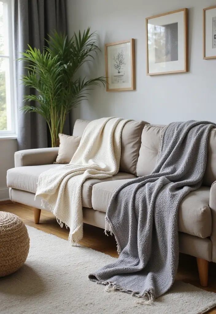 28 First Apartment Checklist Essentials You Can’t Forget 17 28 First Apartment Checklist Essentials You Can’t Forget - 17. Cozy Throw Blankets