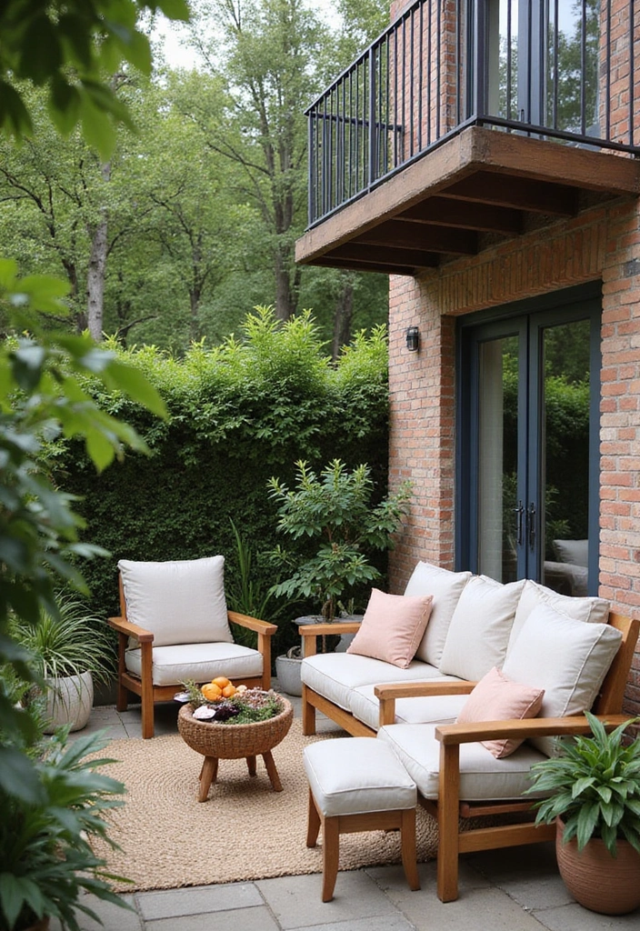 28 Girl Apartment Decor Styles That Are Cozy and Chic 28. Cozy Outdoor Space