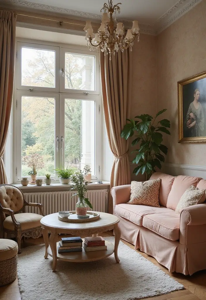 28 Girl Apartment Decor Styles That Are Cozy and Chic 9. Romantic Elegance