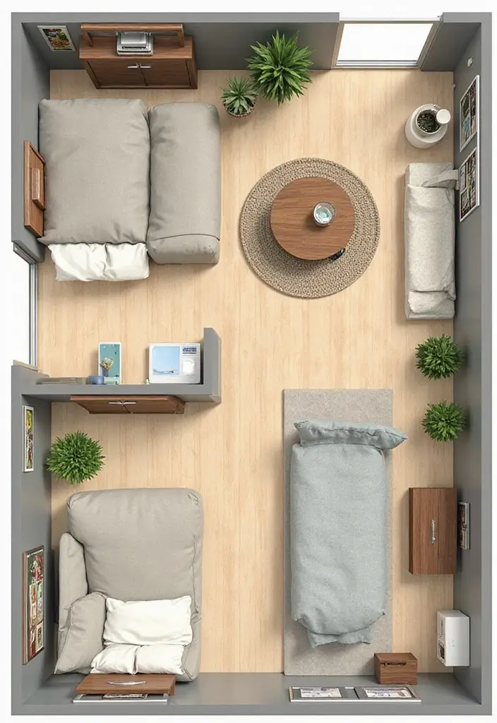 28 Men’s Apartment Decor Ideas for a Sleek Masculine Look 15 28 Mens Apartment Decor Ideas for a Sleek Masculine Look 15. Unique Furniture Arrangement