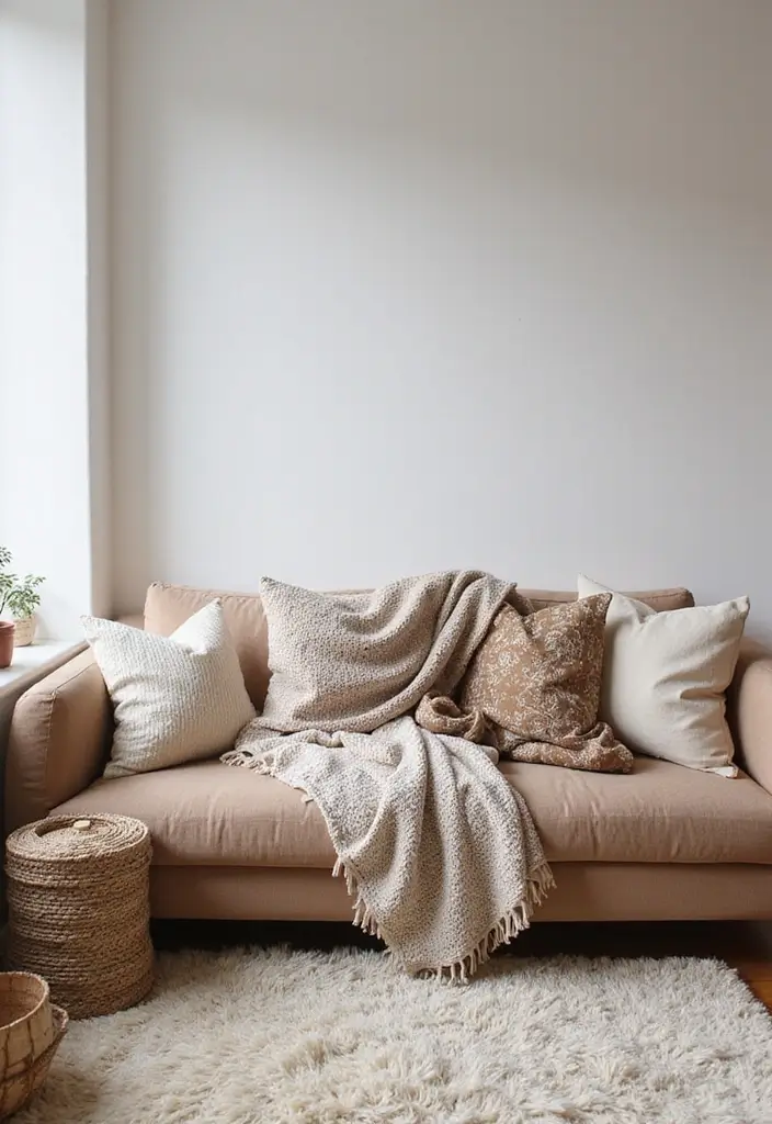 28 Men’s Apartment Decor Ideas for a Sleek Masculine Look 7 28 Mens Apartment Decor Ideas for a Sleek Masculine Look 7. Cozy Textiles