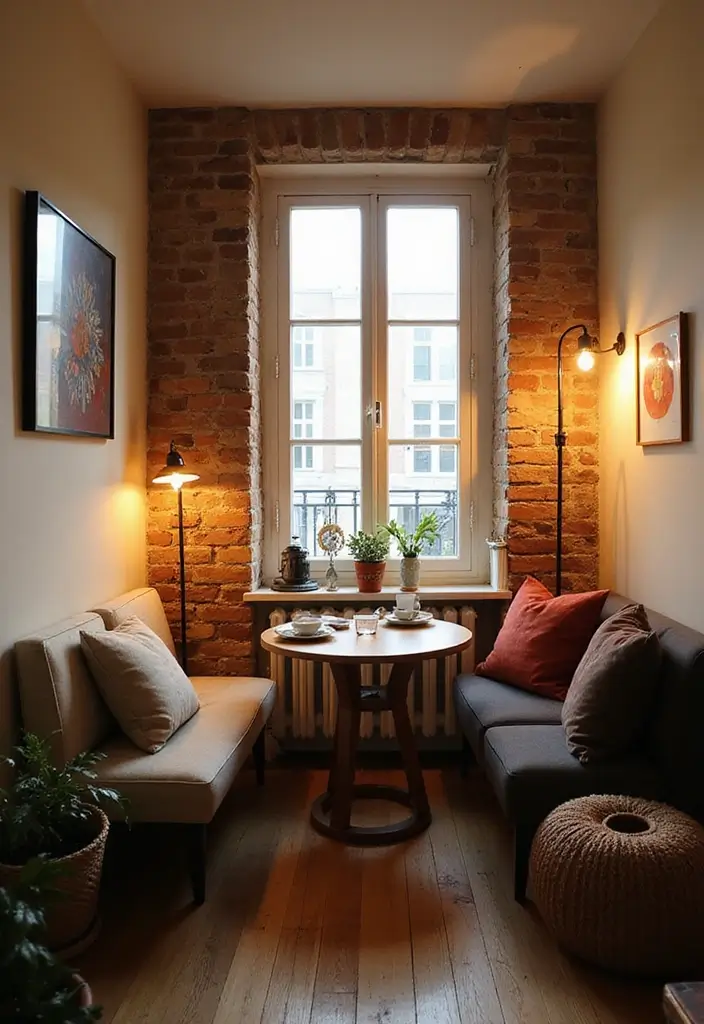 28 Small Cozy Apartment Designs That Feel Warm and Inviting 20 28 Small Cozy Apartment Designs That Feel Warm and Inviting - 20. Inviting Dining Areas