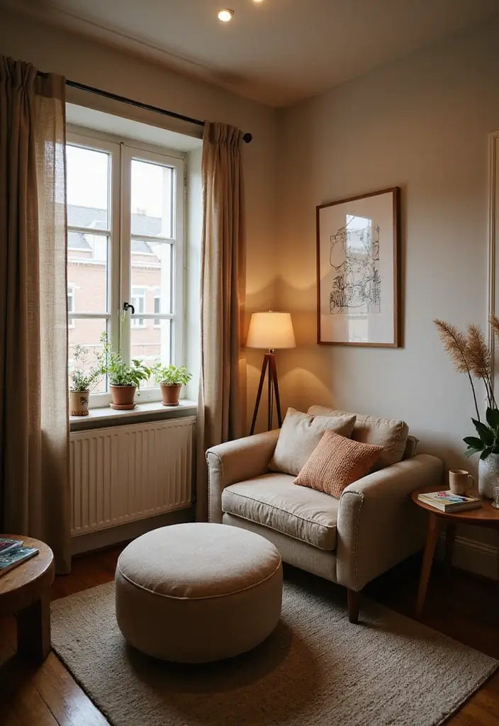 28 Small Cozy Apartment Designs That Feel Warm and Inviting 21 28 Small Cozy Apartment Designs That Feel Warm and Inviting - 21. Cozy Reading Corners