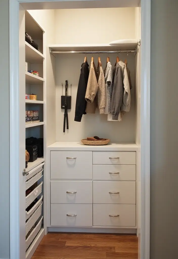 28 Small Cozy Apartment Designs That Feel Warm and Inviting 22 28 Small Cozy Apartment Designs That Feel Warm and Inviting - 22. Customized Closets