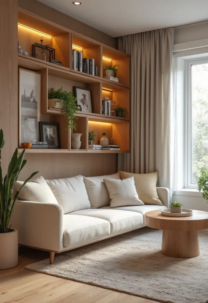 28 Small Cozy Apartment Designs That Feel Warm and Inviting 24 28 Small Cozy Apartment Designs That Feel Warm and Inviting - 24. Stylish Room Dividers