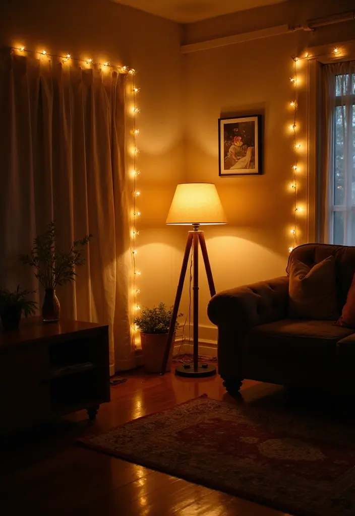 28 Small Cozy Apartment Designs That Feel Warm and Inviting 4 28 Small Cozy Apartment Designs That Feel Warm and Inviting - 4. Cozy Lighting