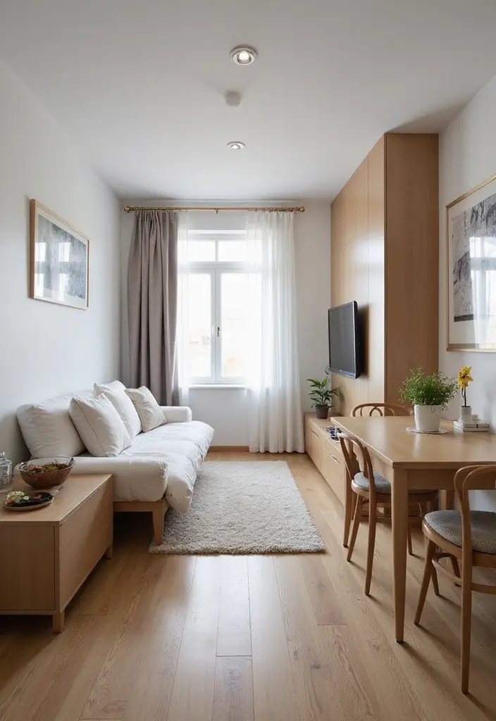 28 Small Cozy Apartment Designs That Feel Warm and Inviting 6 28 Small Cozy Apartment Designs That Feel Warm and Inviting - 6. Functional Furniture