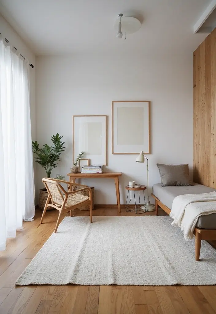 28 Small Cozy Apartment Designs That Feel Warm and Inviting 8 28 Small Cozy Apartment Designs That Feel Warm and Inviting - 8. Minimalist Decor