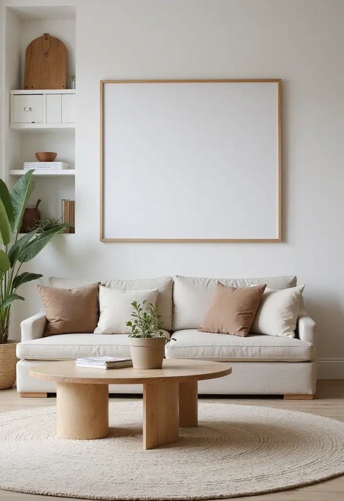 28 Small Living Space Ideas for a Sleek Clutter-Free Home 13 28 Small Living Space Ideas for a Sleek Clutter-Free Home - 13. Limit Decorative Items