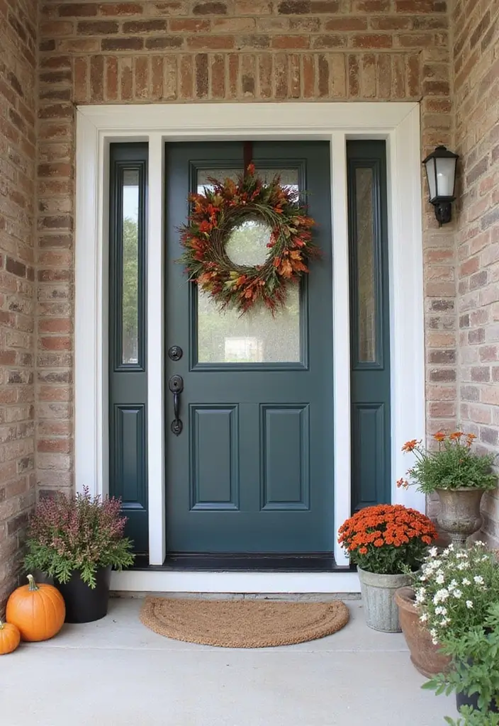 29 Apartment Entryway Ideas That Wow Guests Instantly 12 29 Apartment Entryway Ideas That Wow Guests Instantly - 12. Seasonal Touches