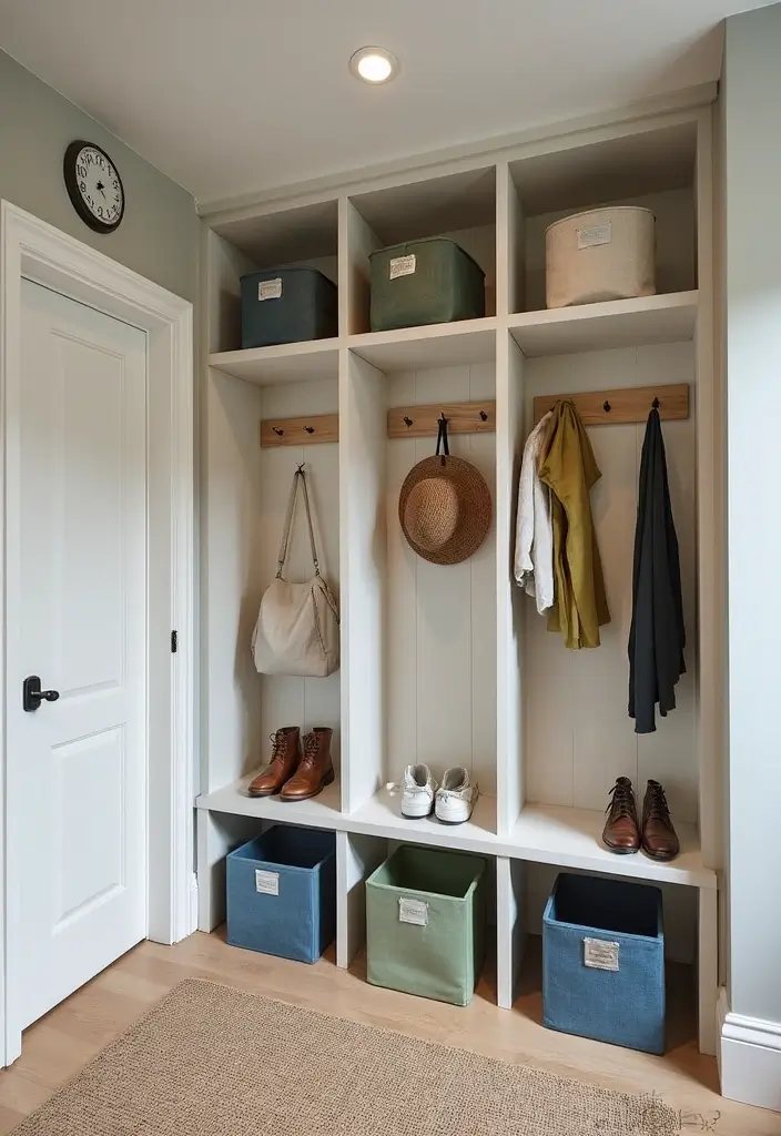29 Apartment Entryway Ideas That Wow Guests Instantly 25 29 Apartment Entryway Ideas That Wow Guests Instantly - 25. Stylish Cubbies