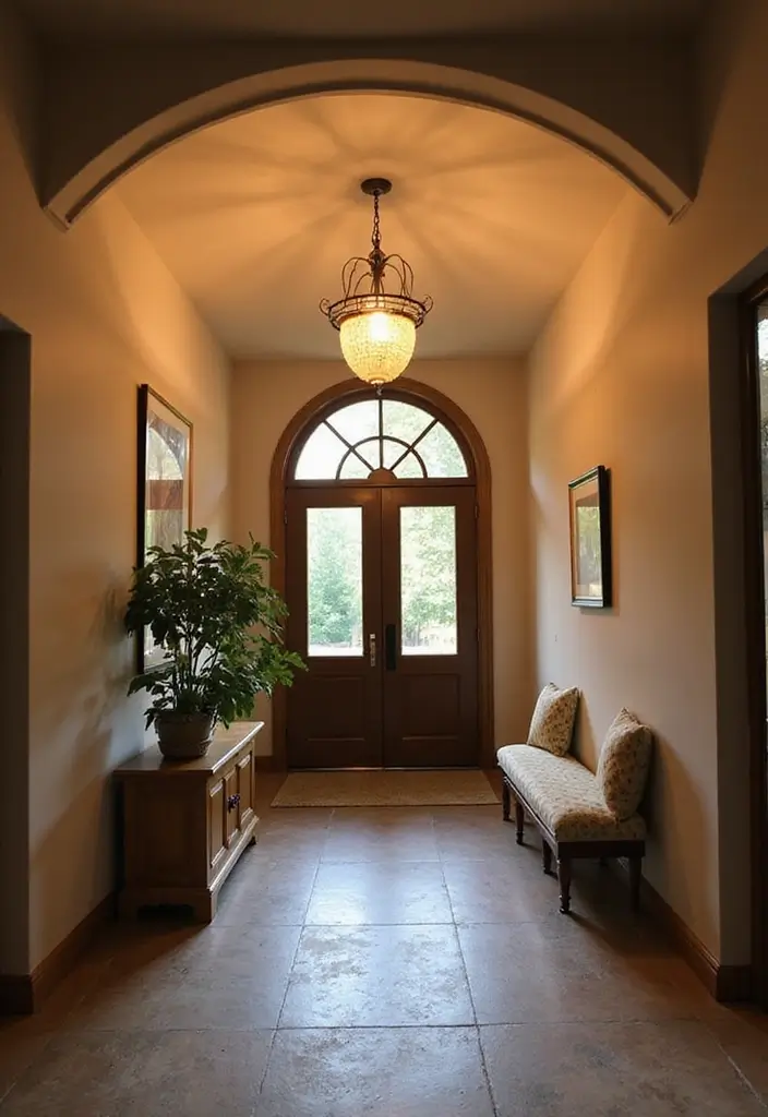 29 Apartment Entryway Ideas That Wow Guests Instantly 4 29 Apartment Entryway Ideas That Wow Guests Instantly - 4. Beautiful Lighting