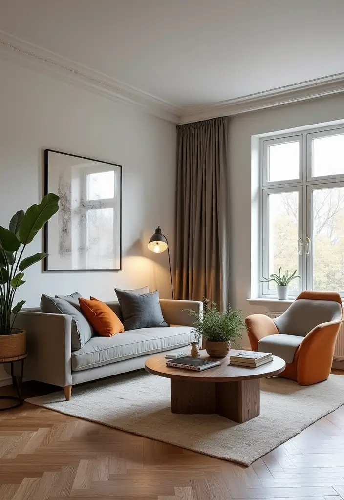 29 Bachelor Apartment Ideas for a Sleek Modern Lifestyle 16 29 Bachelor Apartment Ideas for a Sleek Modern Lifestyle - 16. Statement Furniture Pieces