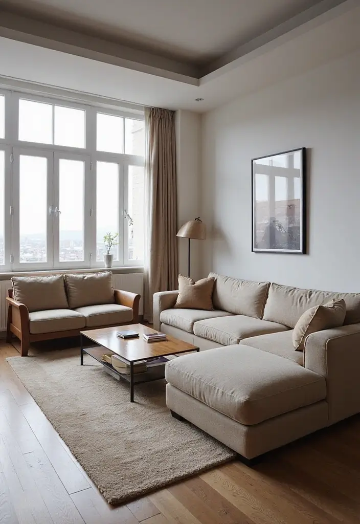 29 Bachelor Apartment Ideas for a Sleek Modern Lifestyle 18 29 Bachelor Apartment Ideas for a Sleek Modern Lifestyle - 18. Modular Seating Arrangements