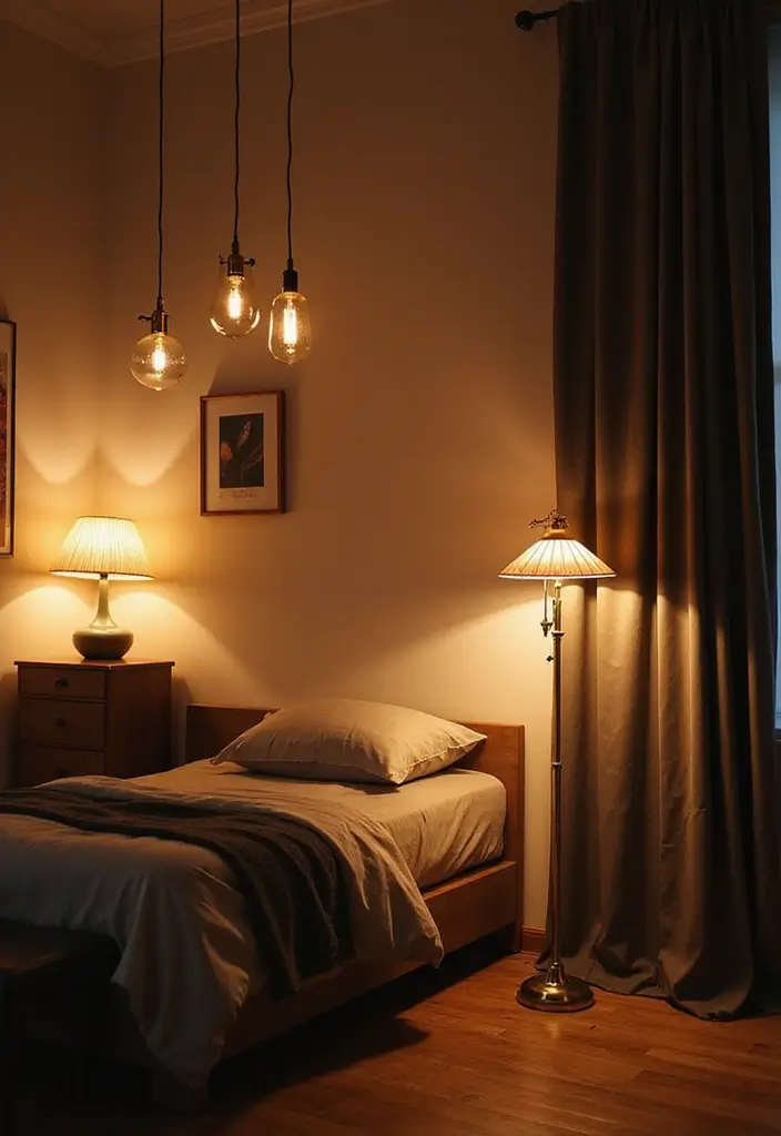 29 Bachelor Apartment Ideas for a Sleek Modern Lifestyle 7 29 Bachelor Apartment Ideas for a Sleek Modern Lifestyle - 7. Stylish Lighting Fixtures