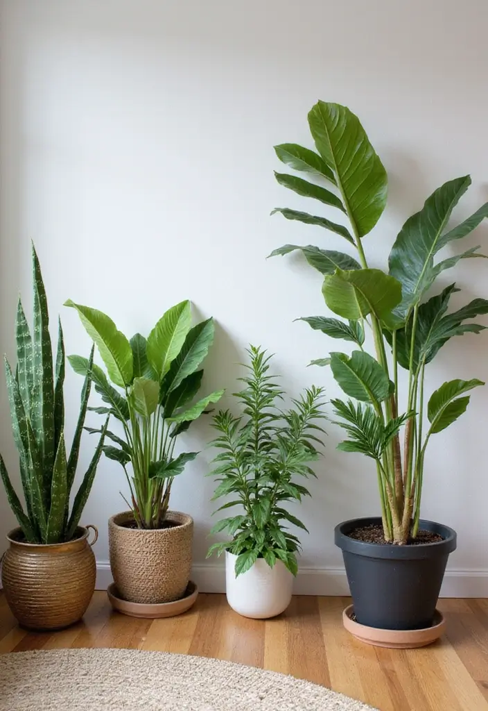 29 Bachelor Apartment Ideas for a Sleek Modern Lifestyle 8 29 Bachelor Apartment Ideas for a Sleek Modern Lifestyle - 8. Indoor Plants