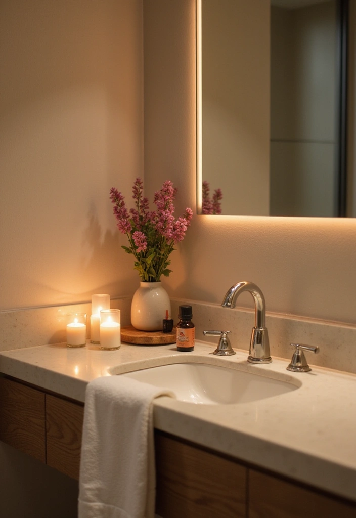 29 Bathroom Decor Ideas Apartment Renters Will Love - 23. Fragrant Touches