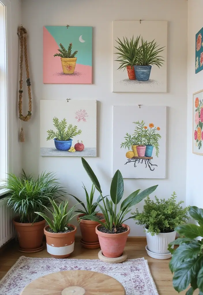 29 Girly Apartment Decor Ideas for a Pretty Feminine Look 26. Feminine Accents in Arts and Crafts