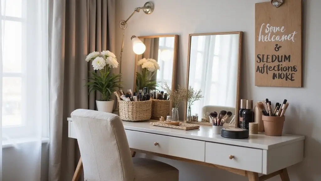 29 Small Space Makeup Vanity Hacks for Tiny Apartments