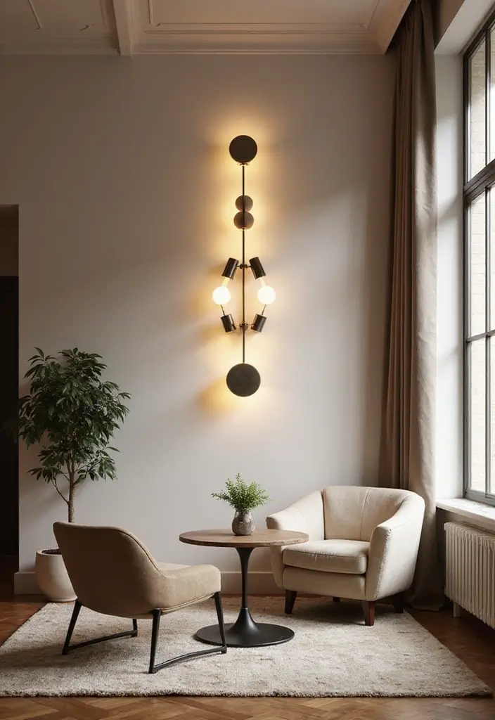 30 Apartment Designs That Feel Modern Sleek and Affordable - 10. Statement Lighting