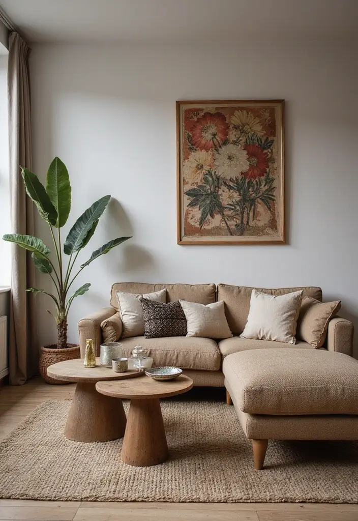 30 Apartment Designs That Feel Modern Sleek and Affordable - 14. Vintage Finds