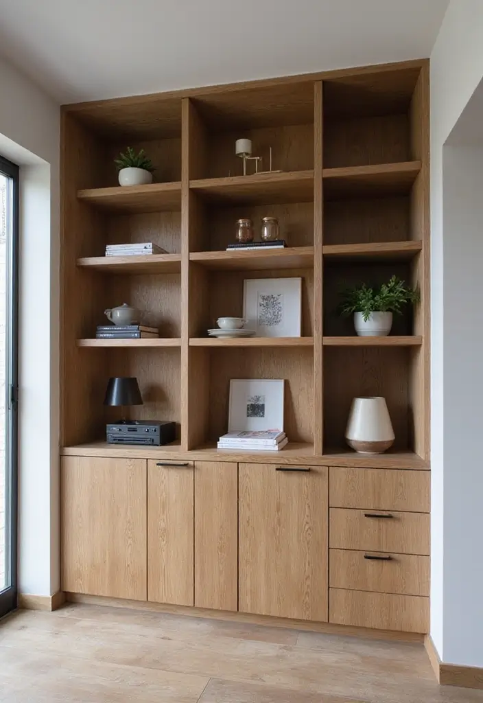 30 Apartment Designs That Feel Modern Sleek and Affordable - 24. Custom Built-Ins