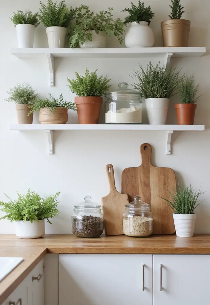 30 Apartment Designs That Feel Modern Sleek and Affordable - 29. Functional Kitchen Decor