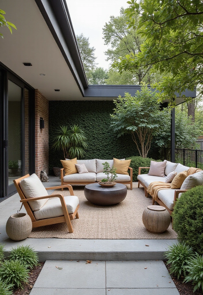 30 Apartment Designs That Feel Modern Sleek and Affordable - 30. Versatile Outdoor Spaces