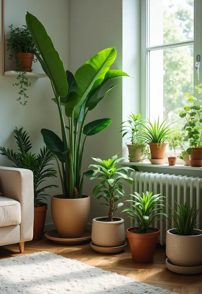 30 Apartment Designs That Feel Modern Sleek and Affordable - 8. Biophilic Design