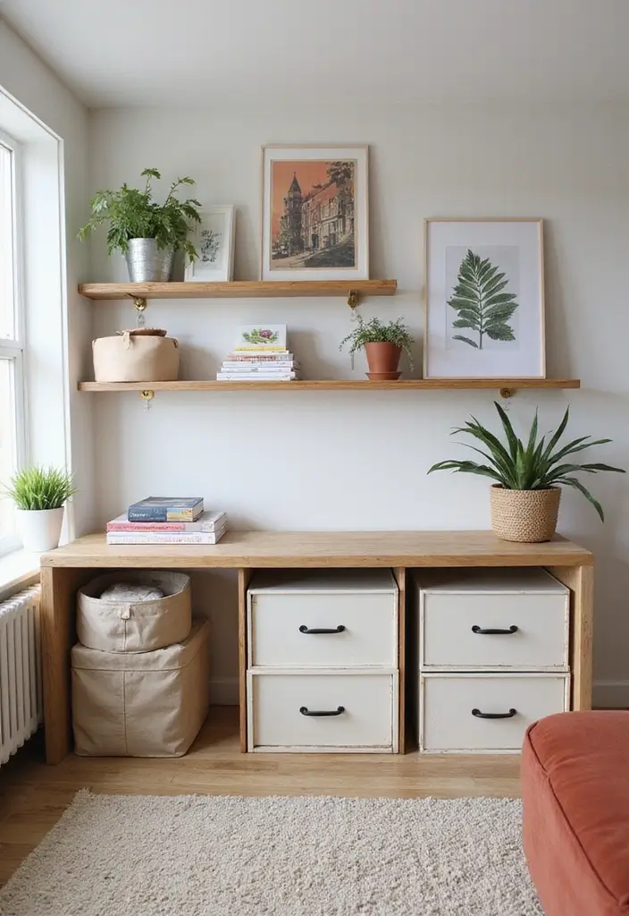 30 Apartment Designs That Feel Modern Sleek and Affordable - 9. Smart Storage Solutions