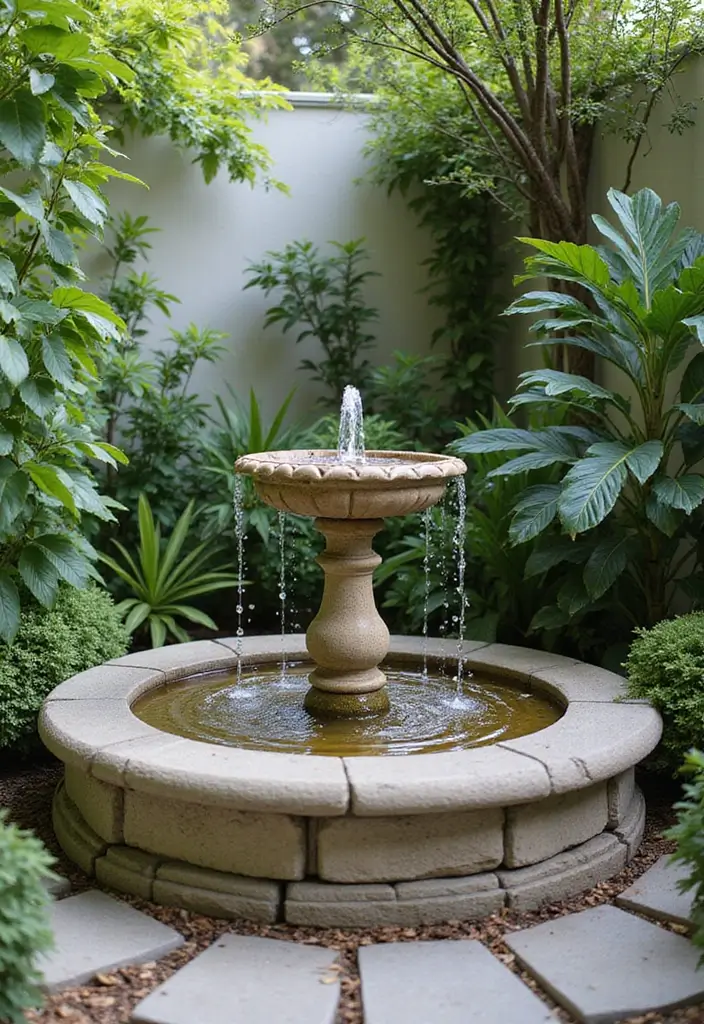 30 Apartment Patio Ideas to Create a Relaxing Outdoor Escape 13 30 Apartment Patio Ideas to Create a Relaxing Outdoor Escape - 13. Small Water Features for Tranquility