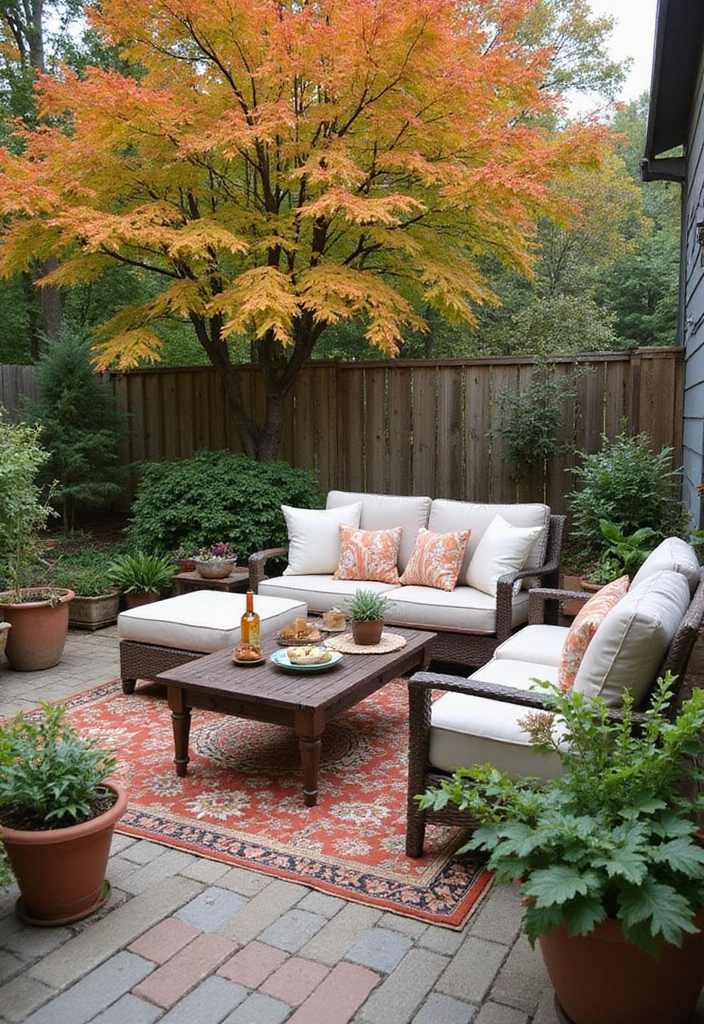 30 Apartment Patio Ideas to Create a Relaxing Outdoor Escape 23 30 Apartment Patio Ideas to Create a Relaxing Outdoor Escape - 23. Seasonal Decor to Refresh Your Patio