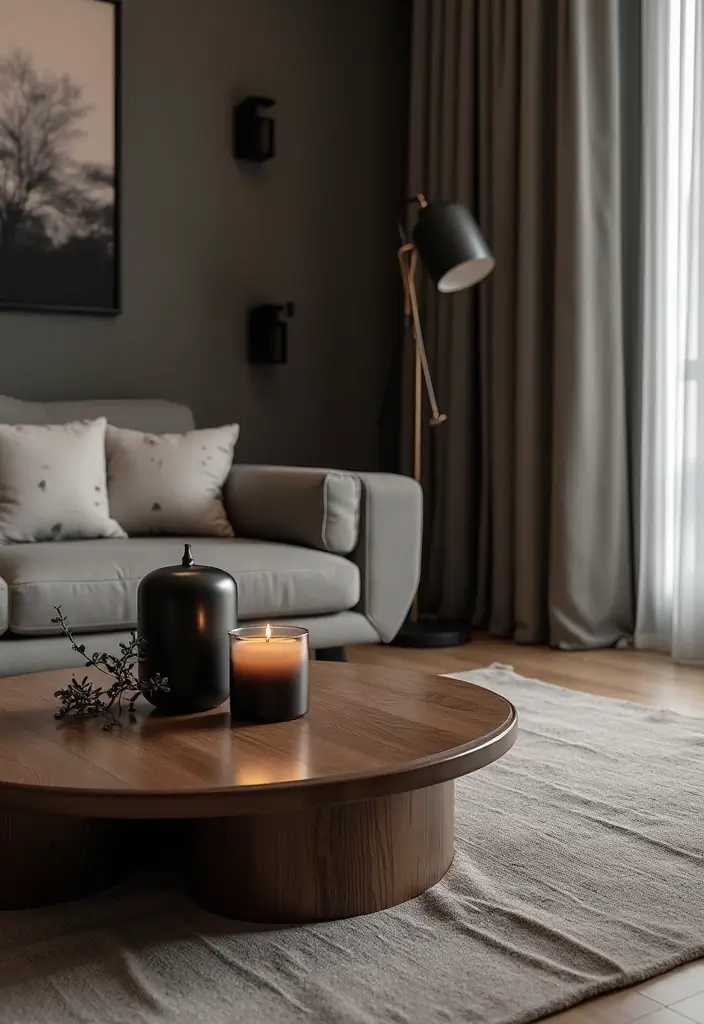 30 Gothic Apartment Decor Inspirations That Feel Dark & Chic 13 30 Gothic Apartment Decor Inspirations That Feel Dark & Chic - 13. Dark Toned Furniture Accents