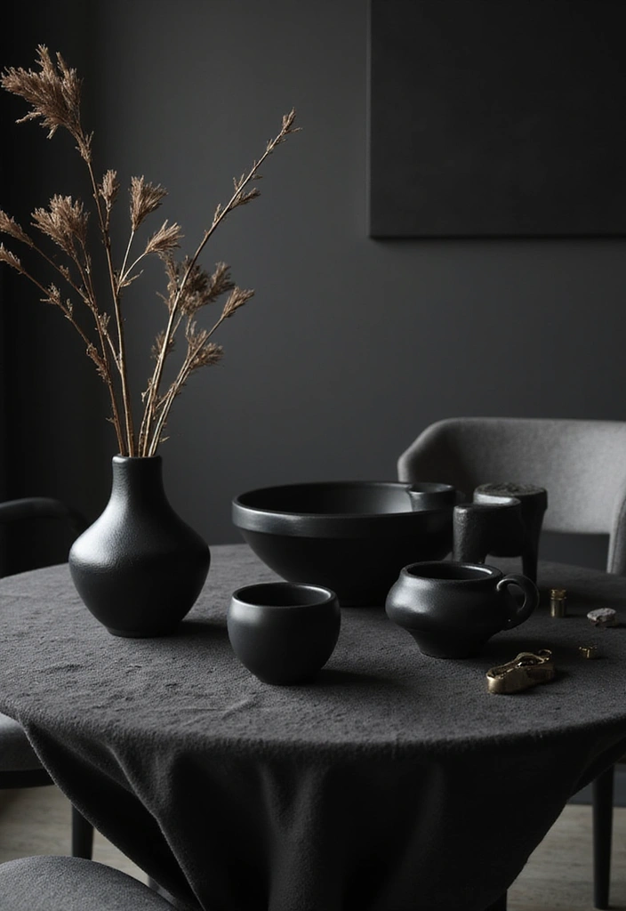 30 Gothic Apartment Decor Inspirations That Feel Dark & Chic 25 30 Gothic Apartment Decor Inspirations That Feel Dark & Chic - 25. Elegant Dark Accents