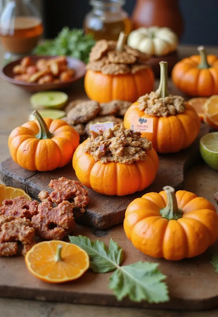 30 Halloween Apartment Decor Ideas That Are Scary-Cute 15 30 Halloween Apartment Decor Ideas That Are Scary-Cute - 15. Festive Food Display