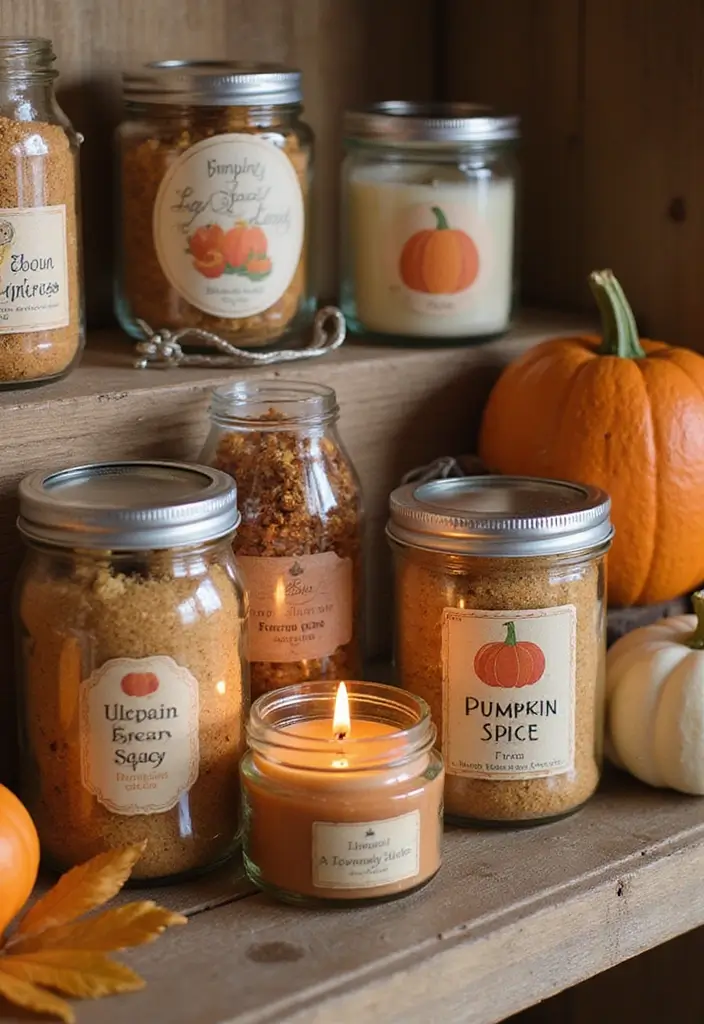 30 Halloween Apartment Decor Ideas That Are Scary-Cute 27 30 Halloween Apartment Decor Ideas That Are Scary-Cute - 27. Pumpkin Spice Decor