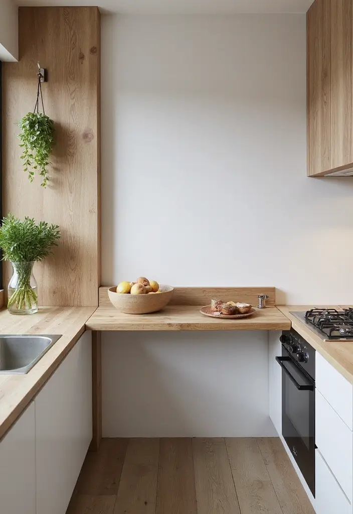 30 Kitchen Design Small Space Ideas That Blend Style and Function 10 30 Kitchen Design Small Space Ideas That Blend Style and Function - 10. Fold-Down Tables