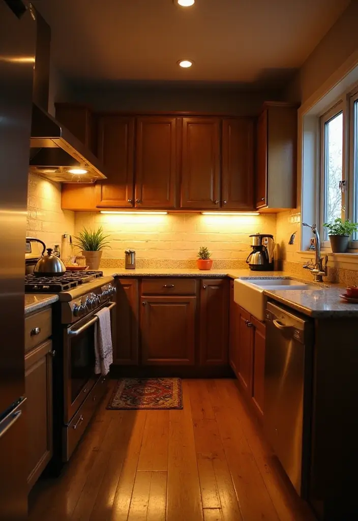 30 Kitchen Design Small Space Ideas That Blend Style and Function 12 30 Kitchen Design Small Space Ideas That Blend Style and Function - 12. Under-Cabinet Lighting