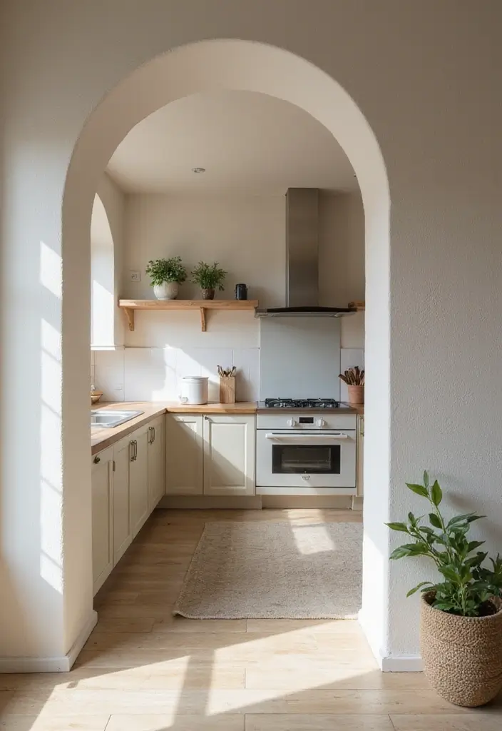 30 Kitchen Design Small Space Ideas That Blend Style and Function 26 30 Kitchen Design Small Space Ideas That Blend Style and Function - 26. Arched Doorways