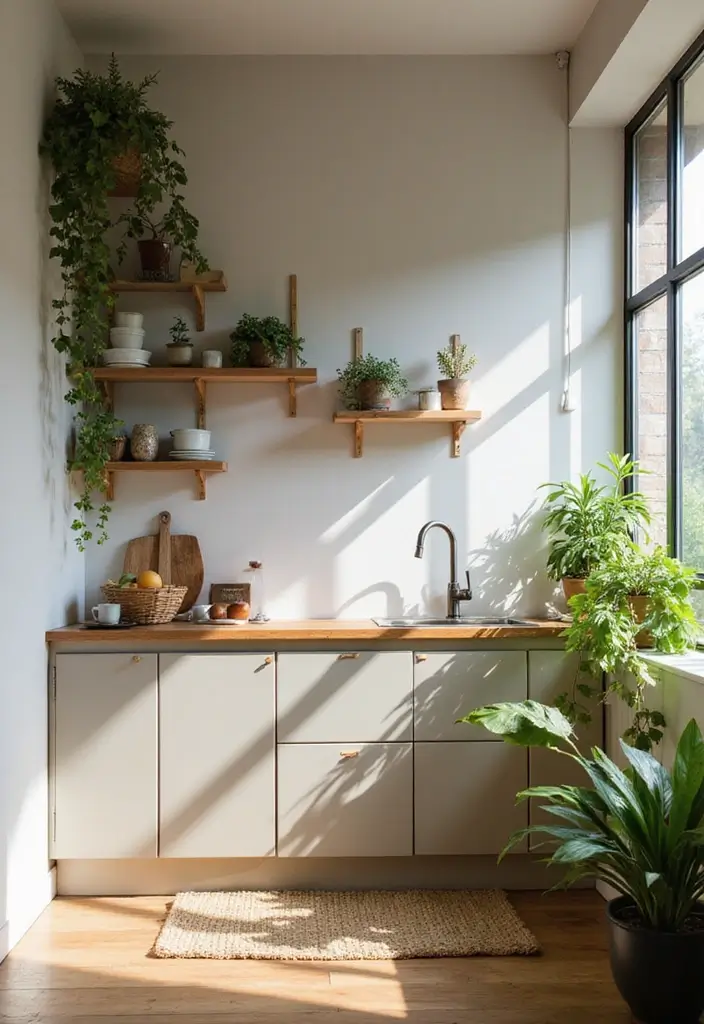30 Kitchen Design Small Space Ideas That Blend Style and Function 28 30 Kitchen Design Small Space Ideas That Blend Style and Function - 28. Biophilic Design Elements