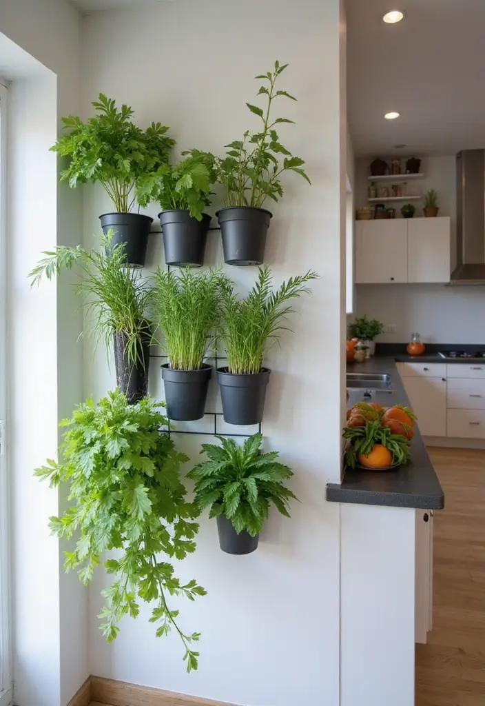 30 Kitchen Design Small Space Ideas That Blend Style and Function 8 30 Kitchen Design Small Space Ideas That Blend Style and Function - 8. Vertical Gardens